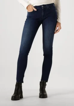 donkerblauwe replay skinny jeans new luz pants