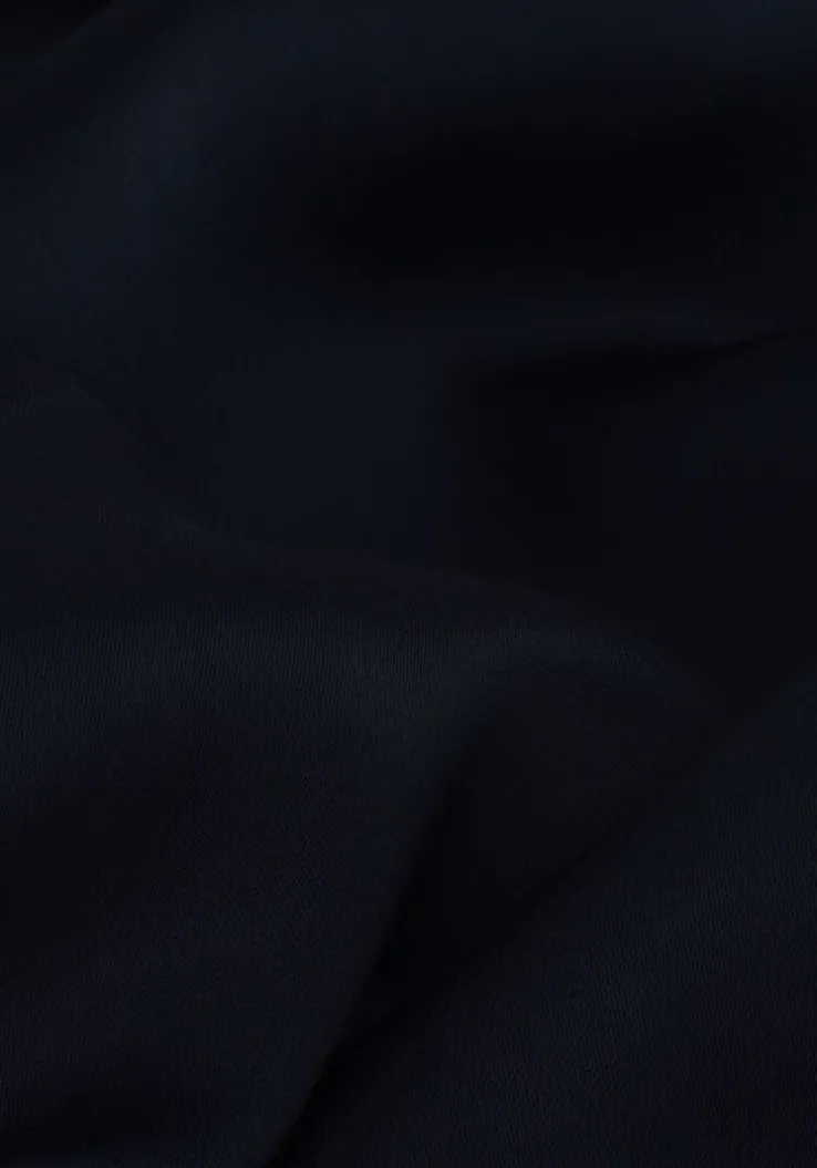 donkerblauwe resort finest midi jurk slip dress