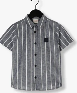 donkerblauwe retour casual overhemd floris