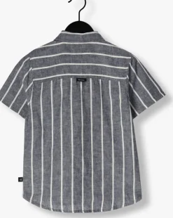 donkerblauwe retour casual overhemd floris