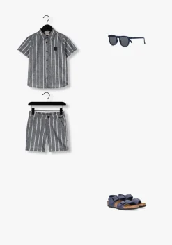 donkerblauwe retour korte broek remy