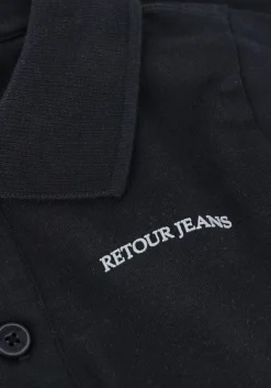 donkerblauwe retour polo antony