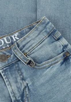 donkerblauwe retour straight leg jeans celeste