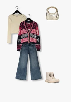 donkerblauwe retour straight leg jeans celeste