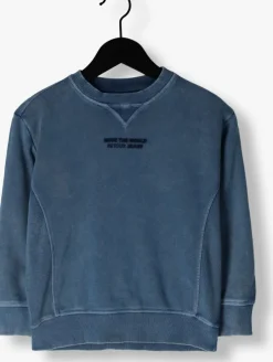 donkerblauwe retour sweater pepijn