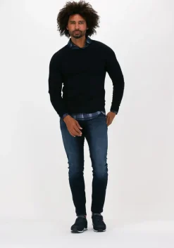 donkerblauwe saint steve trui bart