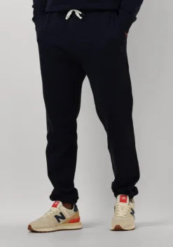 donkerblauwe scotch & soda joggingbroek logo sweatpant
