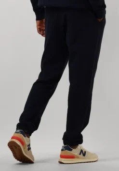 donkerblauwe scotch & soda joggingbroek logo sweatpant