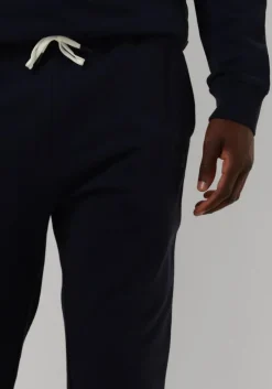 donkerblauwe scotch & soda joggingbroek logo sweatpant
