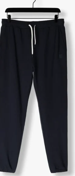 donkerblauwe scotch & soda joggingbroek logo sweatpant