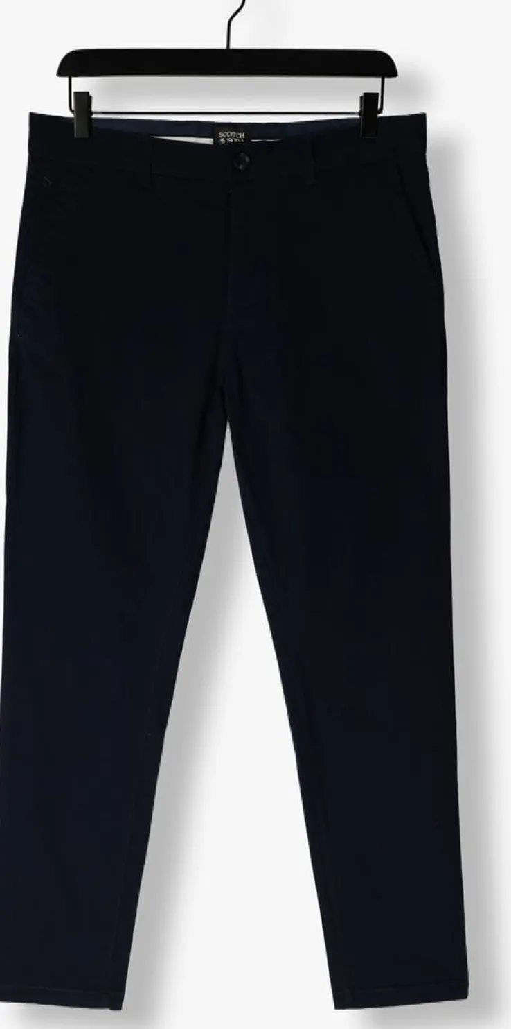 donkerblauwe scotch & soda chino stuart stretch cotton chino