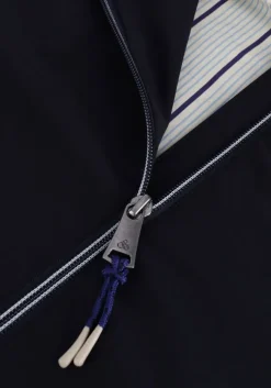 donkerblauwe scotch & soda jack classic harrington soft-shell jacket