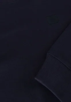 donkerblauwe scotch & soda sweater core - logo sweatshirt