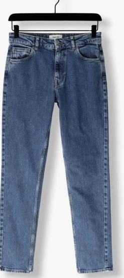 donkerblauwe selected femme slim fit jeans slfslim bea-kori mw jeans