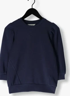 donkerblauwe selected femme t-shirt slftenny 3/4 sweat top