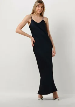 donkerblauwe selected femme maxi jurk slftalia-lena