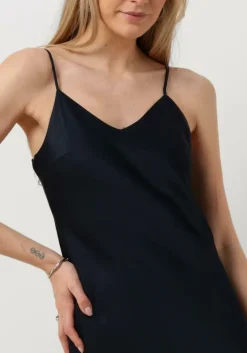 donkerblauwe selected femme maxi jurk slftalia-lena
