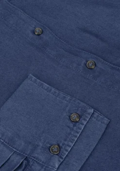 donkerblauwe selected femme blouses slfjanna ls relaxed chambray shirt