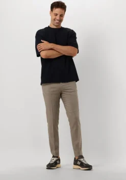 donkerblauwe selected homme t-shirt slhlooseoscar ss o-neck tee noos