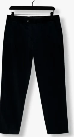 donkerblauwe selected homme pantalon slhreg-duca corduroy p