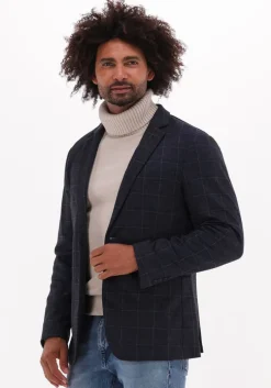 donkerblauwe selected homme colberts slim-reno blz