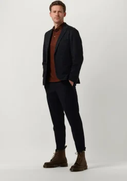 donkerblauwe selected homme colberts slim-reno blz