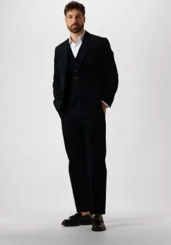 donkerblauwe selected homme colberts slhreg-duca corduroy blz