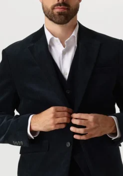 donkerblauwe selected homme colberts slhreg-duca corduroy blz