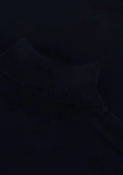 donkerblauwe selected homme coltrui slhberg roll neck noos