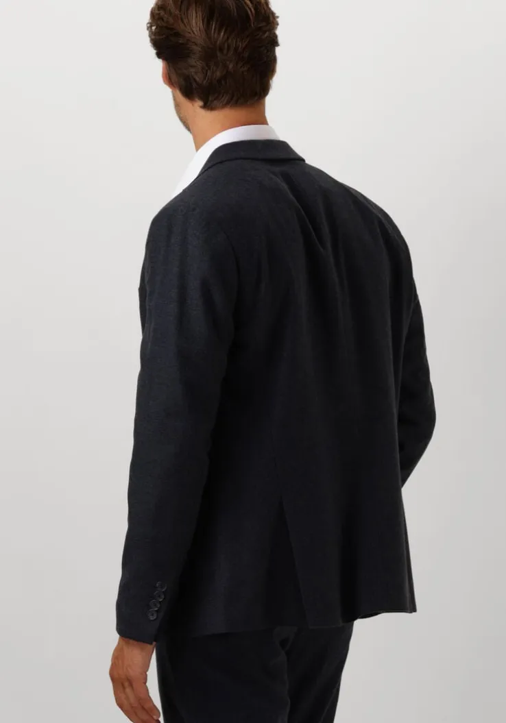 donkerblauwe selected homme colberts slhslim-reed wool blz