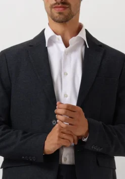 donkerblauwe selected homme colberts slhslim-reed wool blz