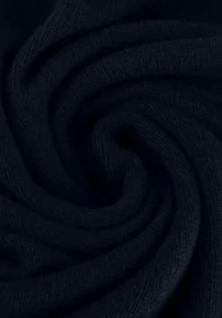 donkerblauwe selected homme trui slhreg dan wool-mix zip high neck ow