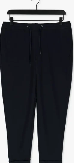 donkerblauwe selected homme joggingbroek slimtapered-selby sweat flex pant b
