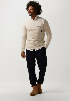 donkerblauwe selected homme joggingbroek slimtapered-selby sweat flex pant b