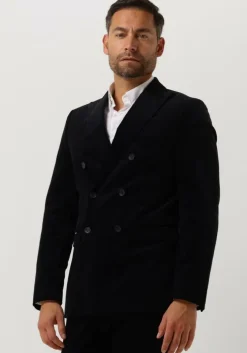 donkerblauwe selected homme colberts slim-oakland db cord blz