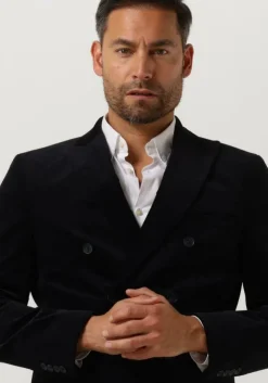 donkerblauwe selected homme colberts slim-oakland db cord blz