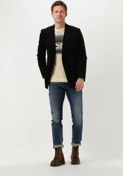 donkerblauwe selected homme colberts slim-oakland db cord blz