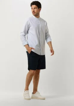 donkerblauwe selected homme korte broek slhreglar bil flex shorts noos