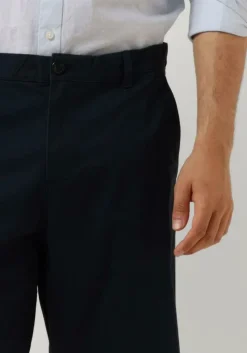 donkerblauwe selected homme korte broek slhreglar bil flex shorts noos