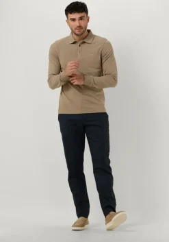 donkerblauwe selected homme pantalon slhslim-state flex bl str trs