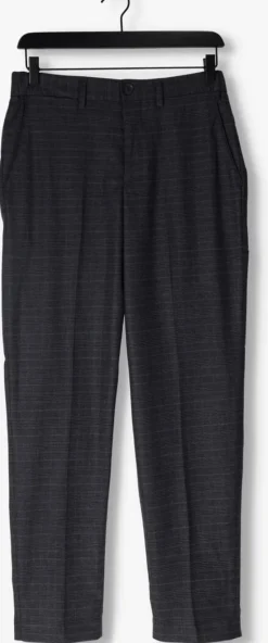 donkerblauwe selected homme pantalon slimtape-marlow mix pant