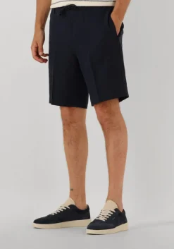donkerblauwe selected homme korte broek slhregular-leroy sun shorts