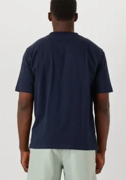donkerblauwe shiwi t-shirt men finn relaxed t-shirt coral coast