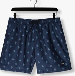 donkerblauwe shiwi zwembroeken men mike swim shorts 7 inch sketched coral