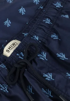 donkerblauwe shiwi zwembroeken men mike swim shorts 7 inch sketched coral