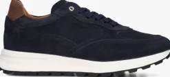 donkerblauwe stefano lauran lage sneakers champ