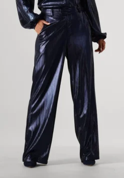 donkerblauwe studio amaya wijde broek anna