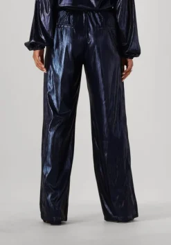 donkerblauwe studio amaya wijde broek anna