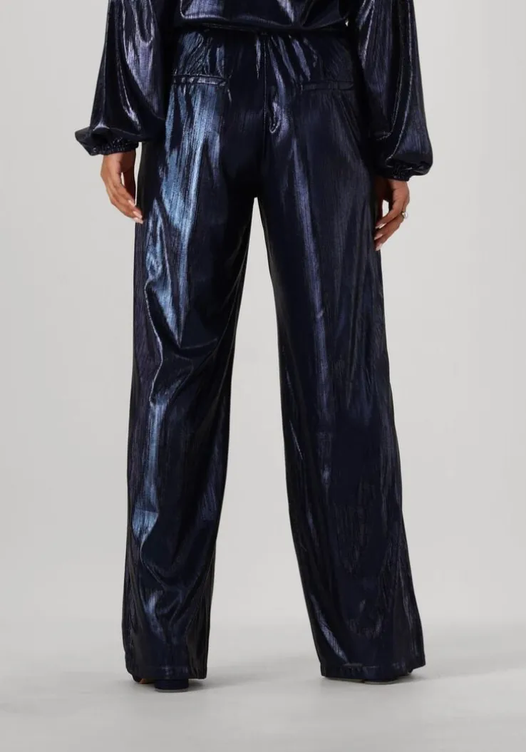 donkerblauwe studio amaya wijde broek anna