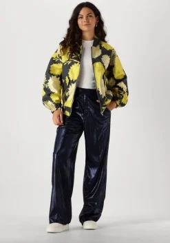 donkerblauwe studio amaya wijde broek anna